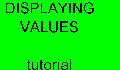 play Value Display Tutorial