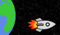 play Rocket and earth vs asteroids