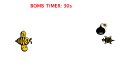 play bee and lizard bomb agents